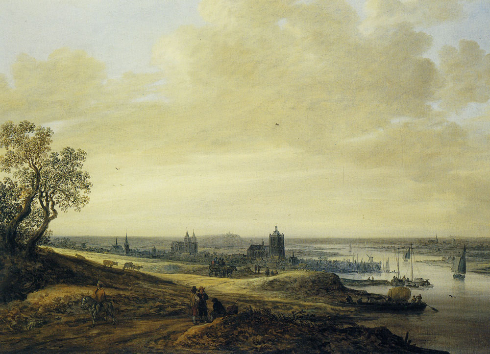 Jan van Goyen - River landscape near Arnhem