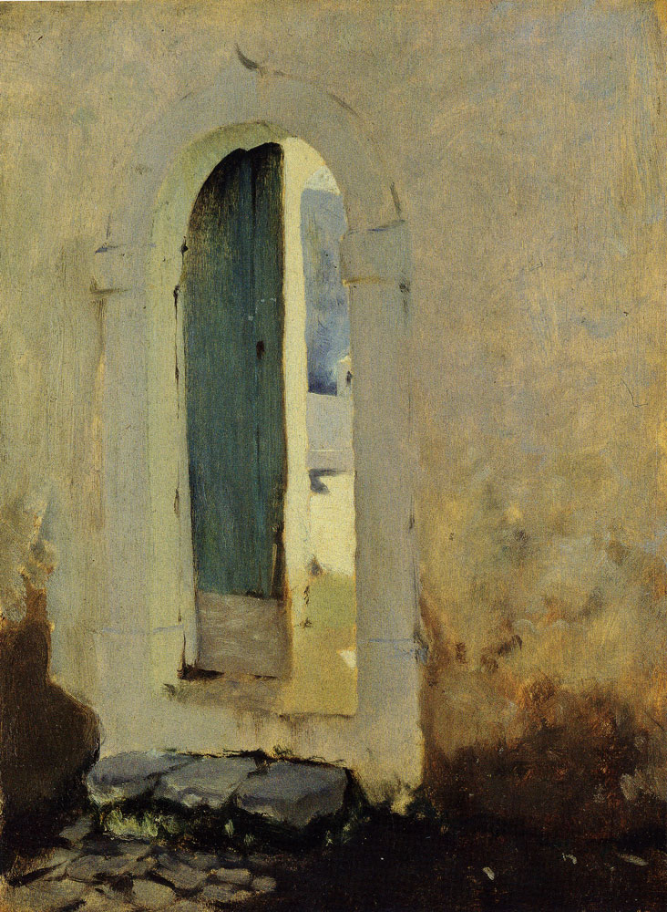 John Singer Sargent - Open Doorway, Morocco