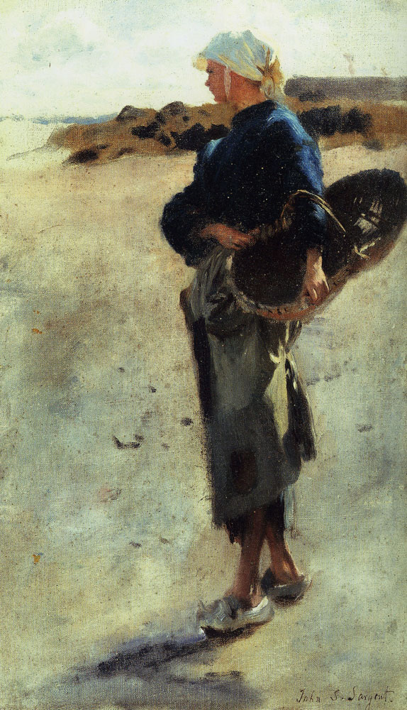 John Singer Sargent - Study for 'Oyster Gatherers of Cancale'