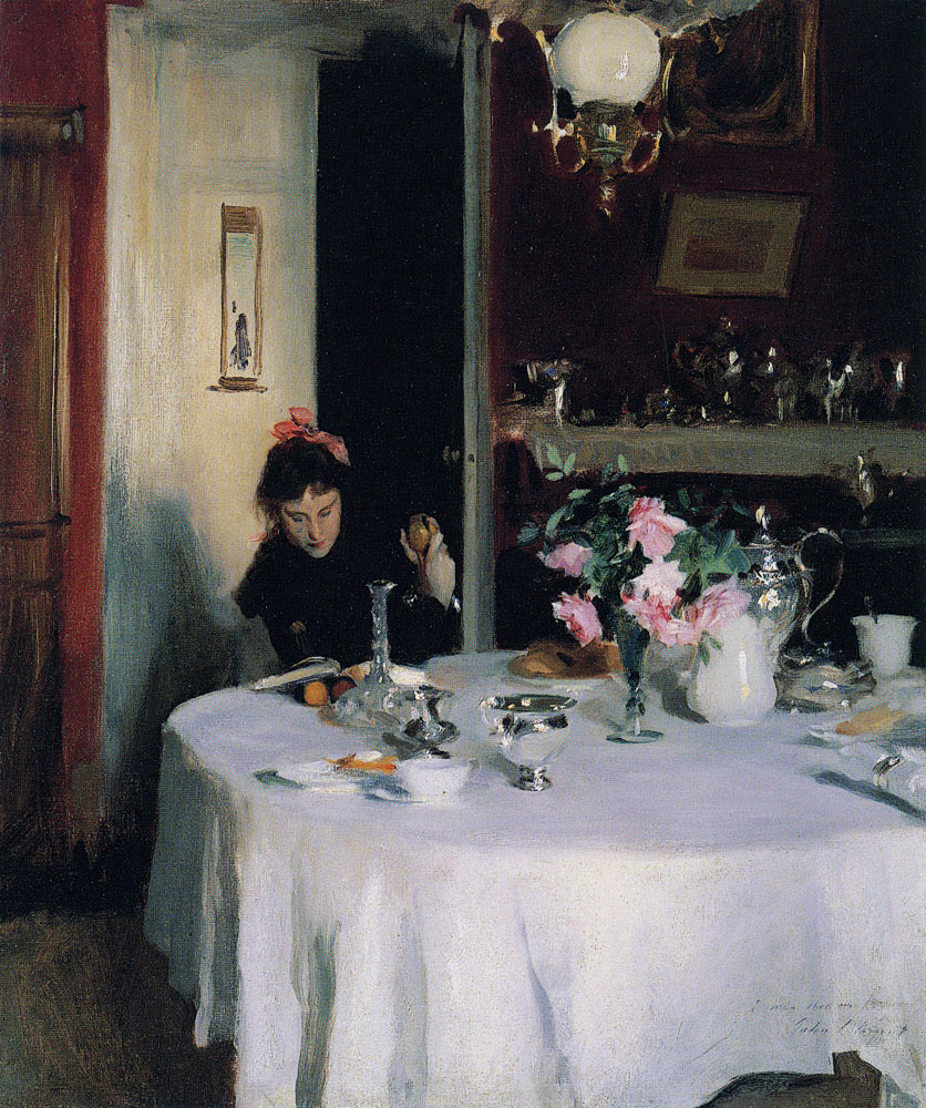 John Singer Sargent - Violet Sargent or The Breakfast Table
