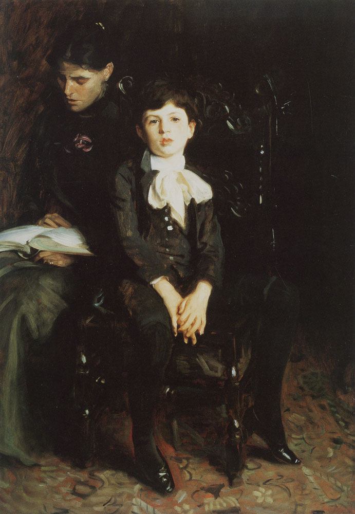 John Singer Sargent - Homer Saint-Gaudens and his Mother