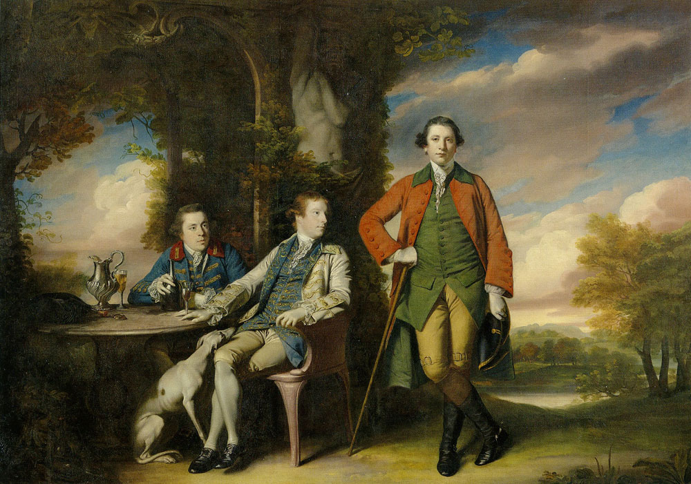 Joshua Reynolds - The Honorable Henry Fane with Inigo Jones and Charles Blair