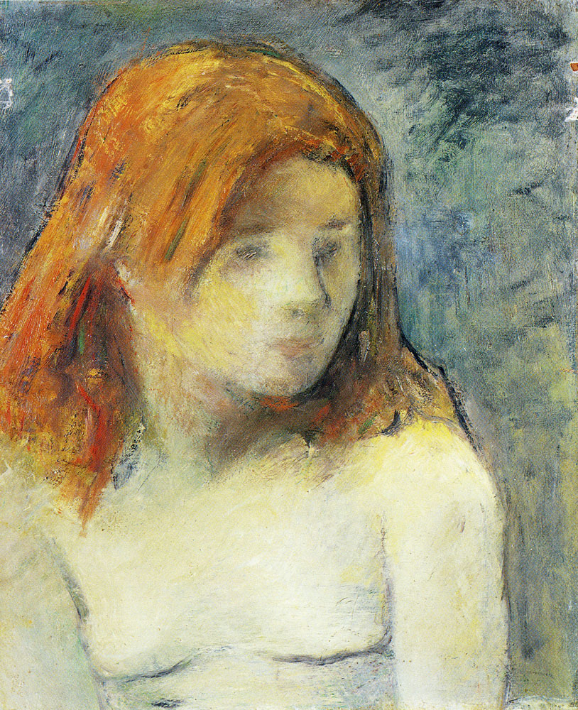 Paul Gauguin - Bust of Nude Girl