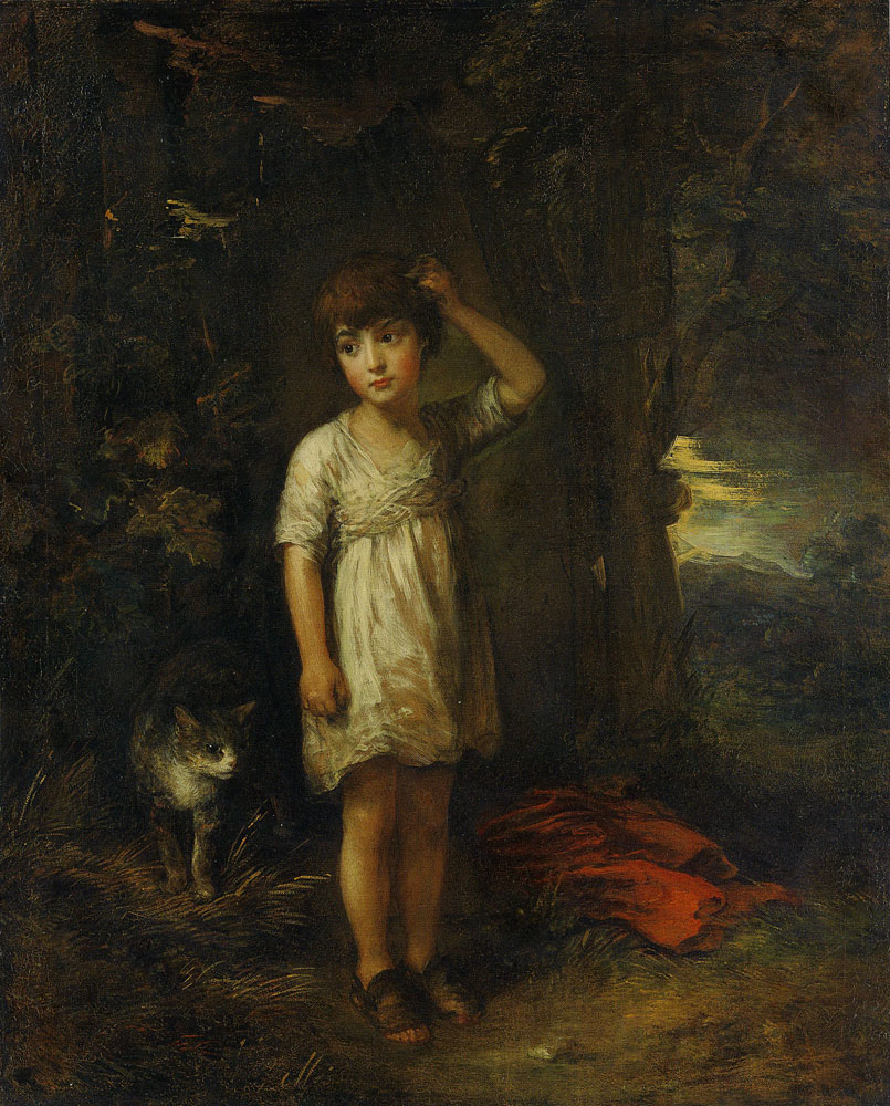 Thomas Gainsborough - A Boy with a Cat - Morning