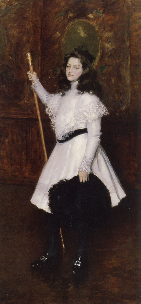 William Merritt Chase - Girl in White