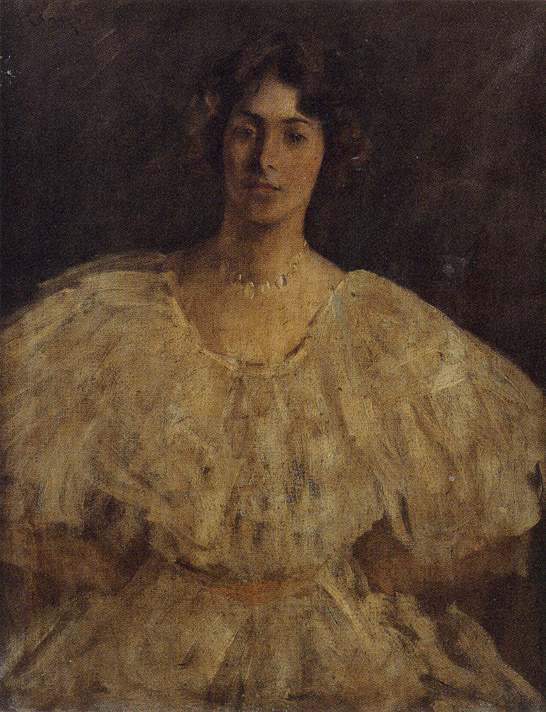William Merritt Chase - Portrait of Miss N.