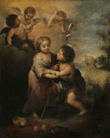 Workshop of Bartolomé Esteban Murillo Jesus and John the Baptist as Child