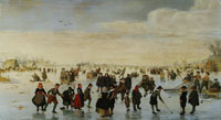 Arent Arentsz. Frolicking on the Ice on the Amstel