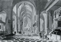 Attributed to Bartholomeus van Bassen Interior of a Church