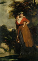 John Hoppner Mrs. Richard Brinsley Sheridan and Her Son