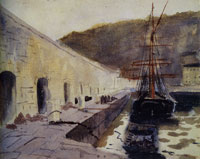 John Singer Sargent Boats in Harbour II