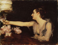 John Singer Sargent Madame Gautreau Drinking a Toast