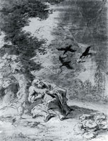 Leonaert Bramer Elijah and the Ravens