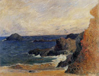 Paul Gauguin Rocky Coast