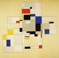 Piet Mondrian Exploded Box Plan