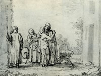Rembrandt The Departure of Tobias and the Angel
