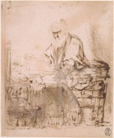 Rembrandt Old Scholar