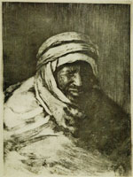 William Merritt Chase Head of an Arab