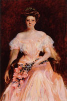 William Merritt Chase Portrait of Miss Dickerman