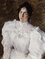 William Merritt Chase Portrait of Miss G.