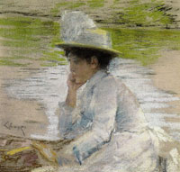 William Merritt Chase Untitled (Portrait of Mrs. Chase)
