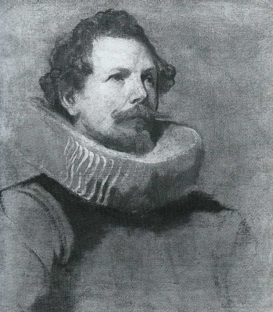 Anthony van Dyck - Head of a Bearded Man Wearing a Wheel Ruff