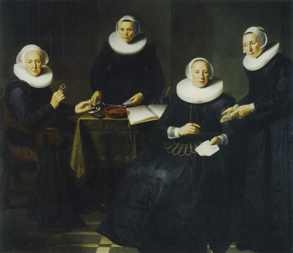 Dirck Dircksz. van Santvoort - The governesses and wardresses of the Spinhuis