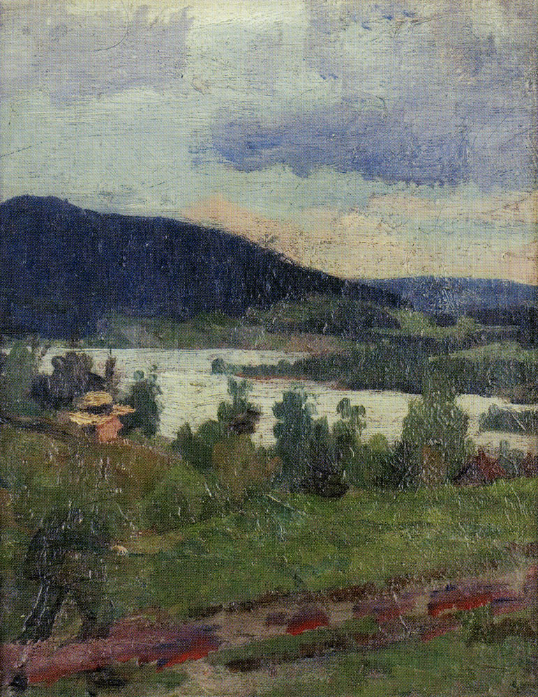 Edvard Munch - Landscape with Lake and Forest