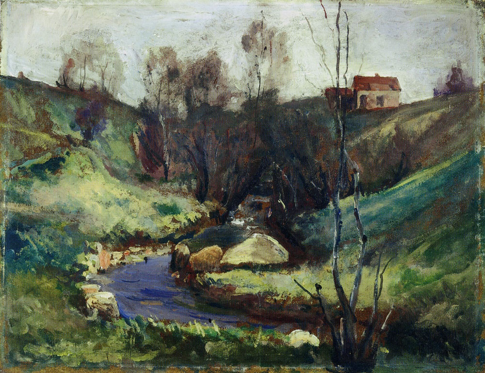 Edvard Munch - Stream in Spring