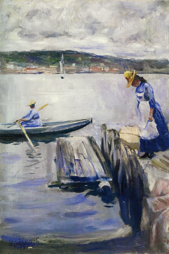 Edvard Munch - Summer Day on the Pier