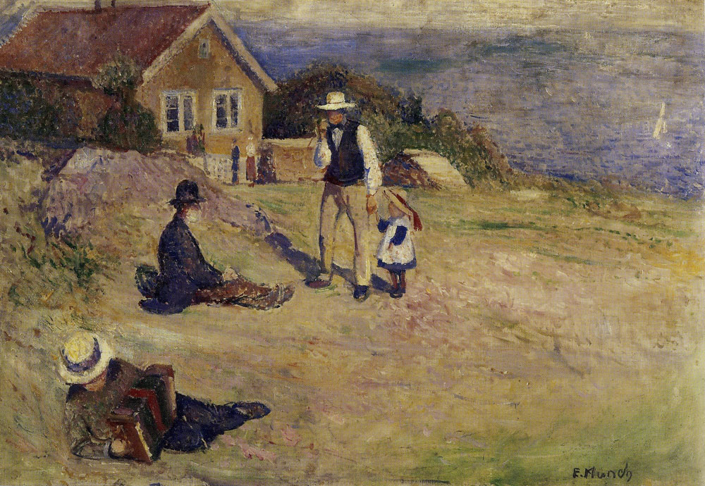 Edvard Munch - Sunday in Åsgårdstrand