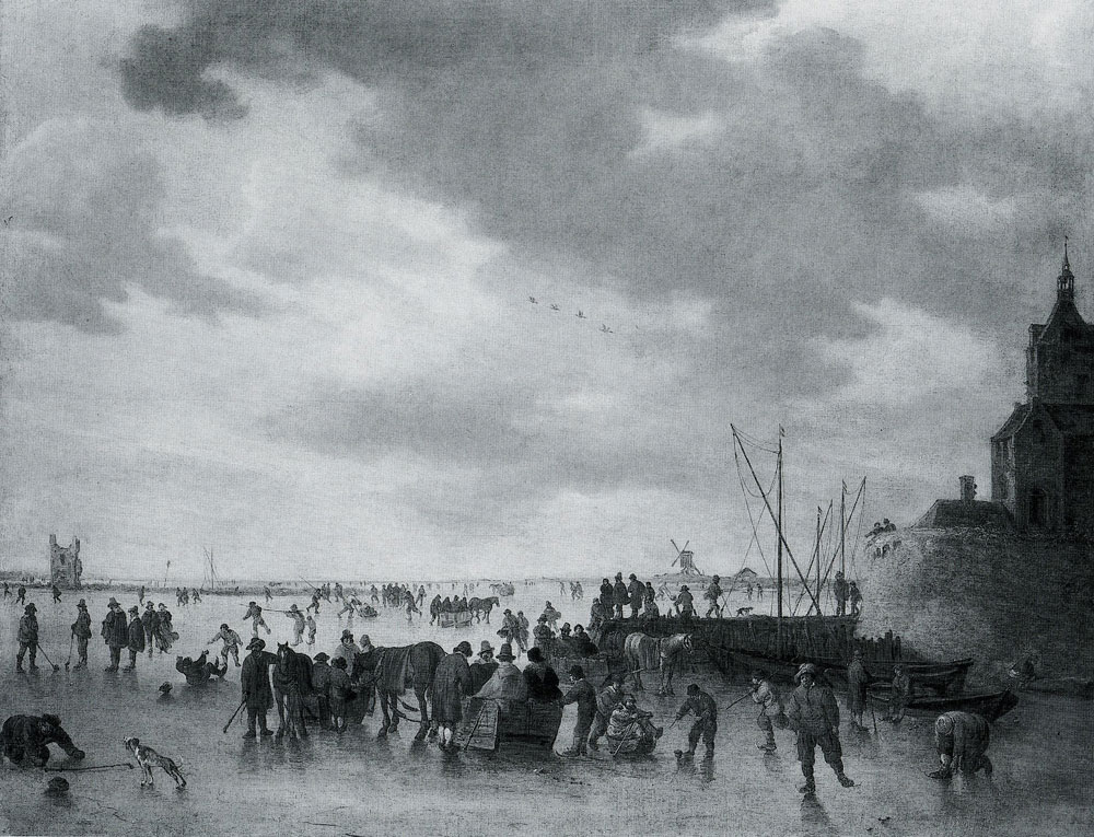 Jan van Goyen - A Scene on the Ice outside Dordrecht