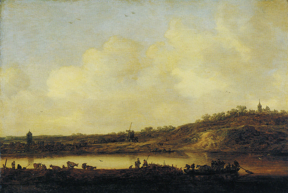 Jan van Goyen - View on the Rhine near Elten