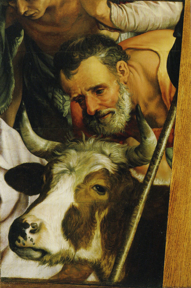 Pieter Aertsen - The Adoration of the Shepherds (fragment)