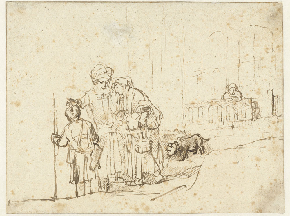 Rembrandt - The Dismissal of Hagar