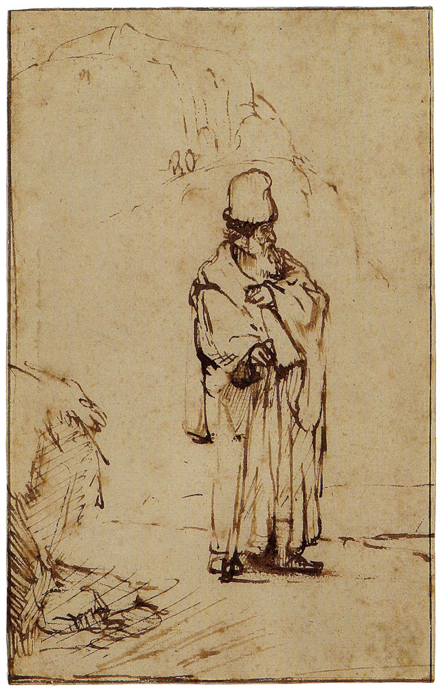 Rembrandt - Old Man in High Hat