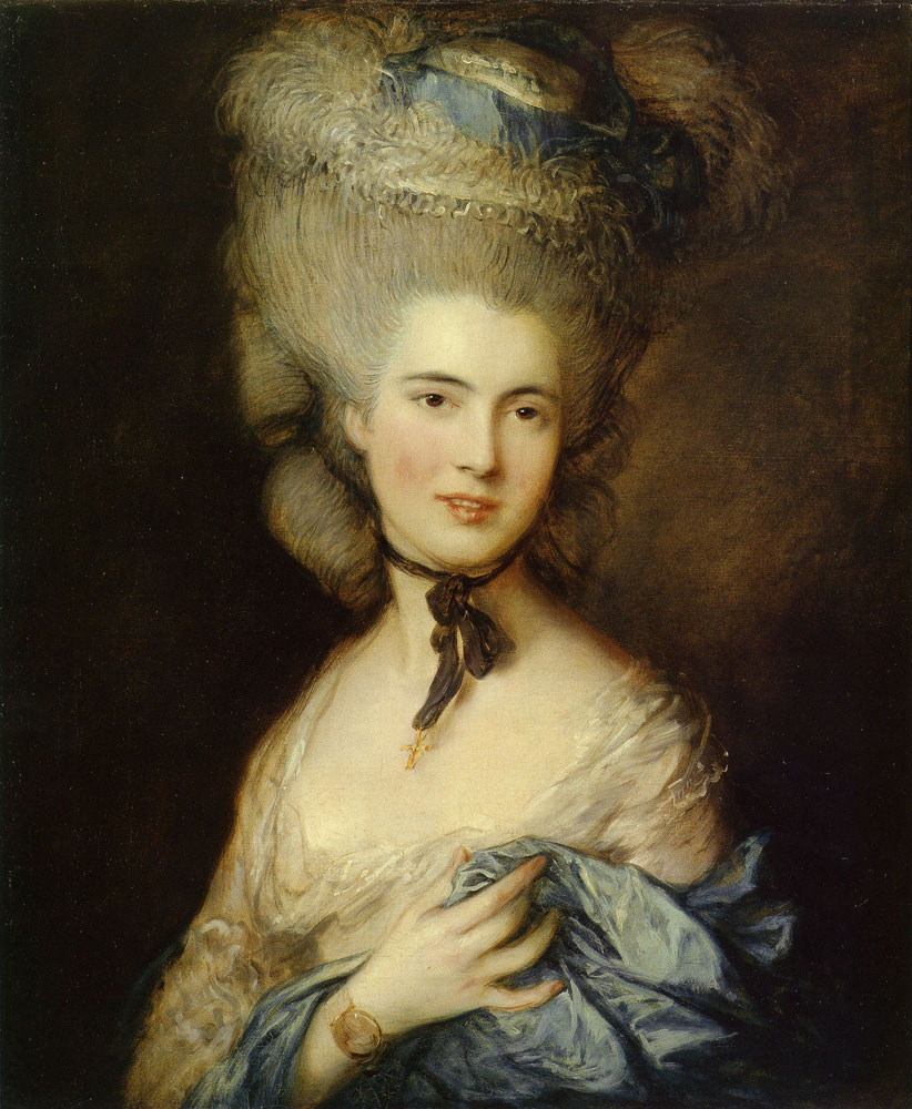 Thomas Gainsborough - Portrait of a Lady in Blue