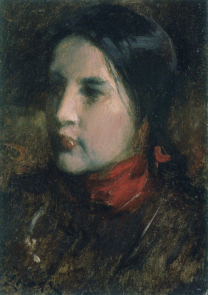 William Merritt Chase - Portrait of Alice Gerson
