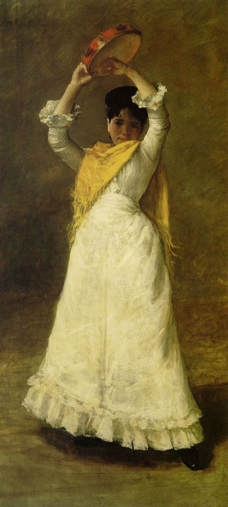 William Merritt Chase - A Madrid Dancing Girl