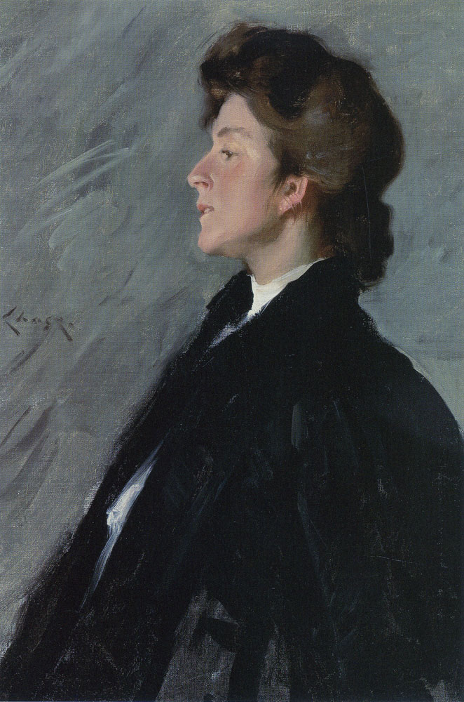 William Merritt Chase - Portrait of Miss Bellemy