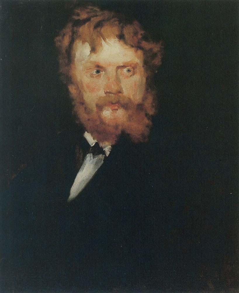 William Merritt Chase - Portrait of Mr. Drindel
