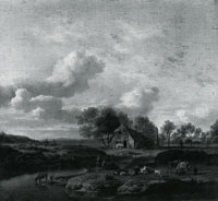 Adriaen van de Velde A Landscape with a Farm by a Stream