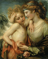 Benjamin West Venus Consoling Cupid, Stung by a Bee
