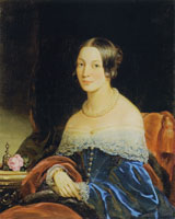 Christina Robertson Portrait of Princess Yulia Fyodorovna Kurakina