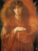 Dante Gabriel Rossetti Study for Pandora