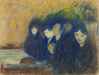 Edvard Munch By the Deathbed, Fever