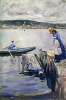 Edvard Munch Summer Day on the Pier