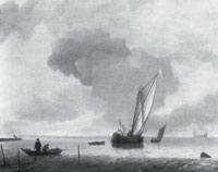 Jan van de Cappelle A Small Dutch Vessel before a Light Breeze