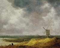 Jan van Goyen A Windmill by a River