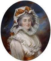 John Russell Portrait of a Girl in a Cap